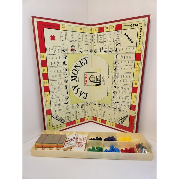 1956 Game Of Easy Money Board Game by Milton Bradley - Picture 3 of 4